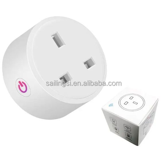 SLS new 16A Tuya Zigbee Power Meter Socket smart plug with Power Monitor smart life tuya smart home electronics