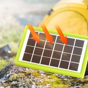 Portable Multifunction Polycrystalline Silicon 3W Mini Ultra Slim Panel Solar Panel for Outdoor Charging Mobile Phone