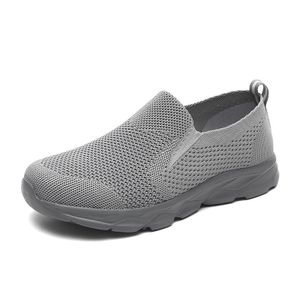 Lightweight MD sole knit upper men's breathable anti-slip jogging fitness walking shoes for men summer autumn