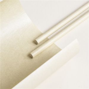 60gsm 120gsm Hot Sale FSC Biodegradable High Water Resistance No Cracking Food Grade Sraw Paper