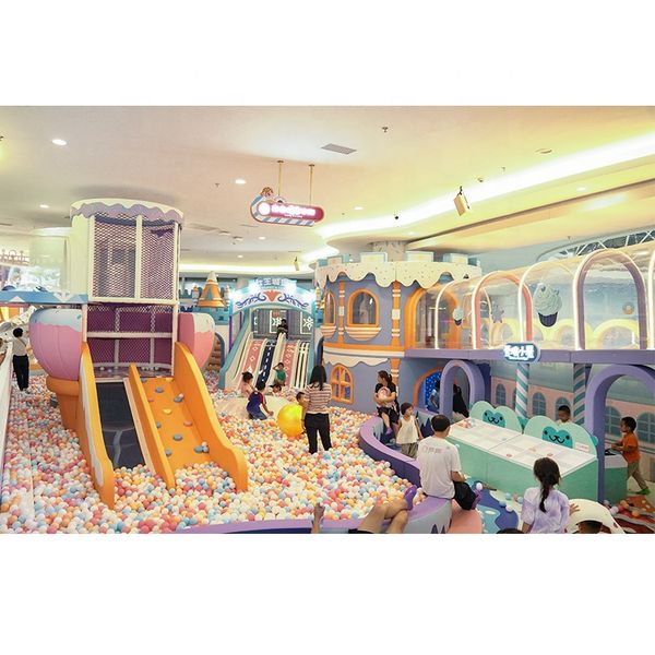 Hot Selling Commercial Kids Soft Playground Equipment set and Small Slide for Indoor Play Area