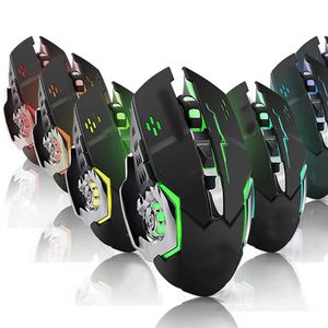 2.4G Slim Quiet RGB Rechargeable For MacBook Tablet Laptop PC Computer Game Wireless Mouse
