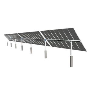 Solar Photovoltaic Power System Sensor Ground Mount Single Axis Solar Tracking System