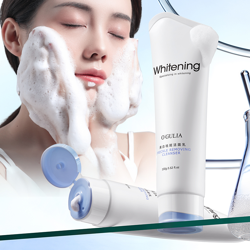 Private Label Nicotinamide Face Deep Wash Moisturizing Organic Amino Acid Foam Whitening Skin Care Products Facial Cleanser