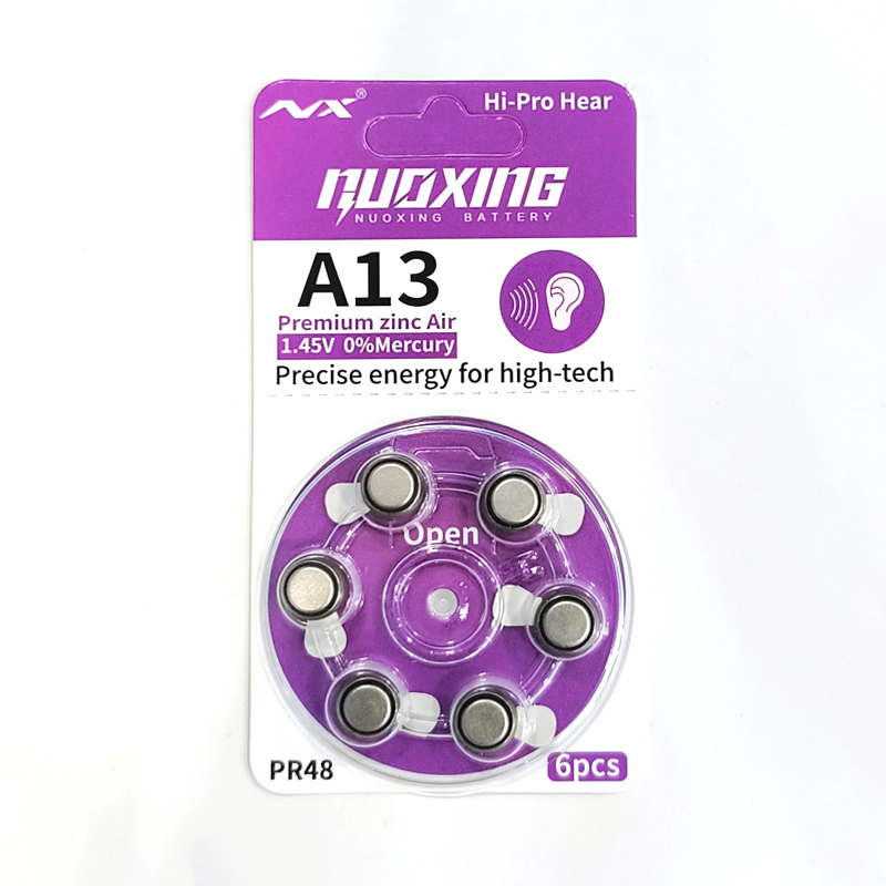 A13 Zinc Air Performance Hearing Aid Batteries for hearing aids New Zinc Air Hearing Batteries  1.45v Button Batteries