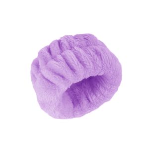 High Density Coral Fleece Bow Hairband Wristband Set For Women Girls Spa Makeup Headband And Wrist Band For Washing Face