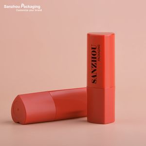 Empty heart shaped lipstick  case cute lipstick tube with custom box packaging