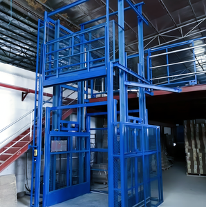 Used 3-Ton Hydraulic Cargo Elevator with Lift Chain for Hotels and Construction AC Powered Storage Cargo Lifting Platform