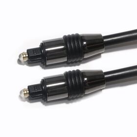 OEM/ODM black OD4.0 1.5M audio digital optical fiber cable for Audio&soundbar