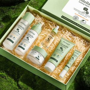 OEM BIOAQUA private label centella asiatica organic herbal anti aging whitening nourishing beauty face skin care set