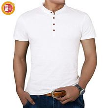 Men's Casual Slim Fit Short Sleeve Custom T Shirt Printing Cotton Polo Shirt