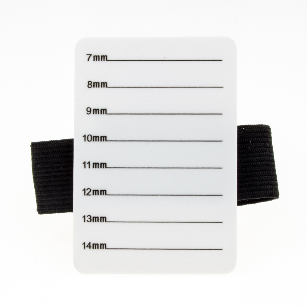 Qingdao Nageer False Eyelash Co., Ltd. NAGARAKU Eyelashes Extension Cycle Use Eyelash Palette Holder Rubber Band 8 lines 8mm to 15mm Marked on Right Makeup Tools