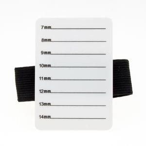 NAGARAKU Eyelashes Extension Cycle Use Eyelash Palette Holder Rubber Band 8 lines 8mm to 15mm Marked on Right Makeup Tools