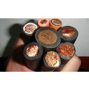 red and black battery cable cu flexible rubber welding cable