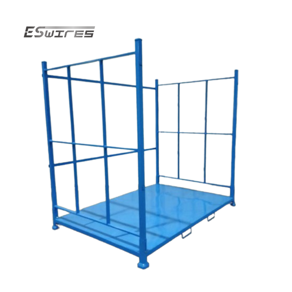 Heavy duty powder coating large durable metal steel folding tyre rack for storage industry