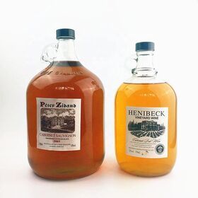 Home brew growler kombucha beer brewer gallon glass jar with handle carboys