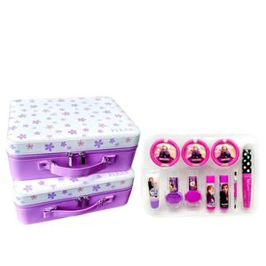 Wholesale tin box 10 pcs girl makeup kits private label cosmetic vendor