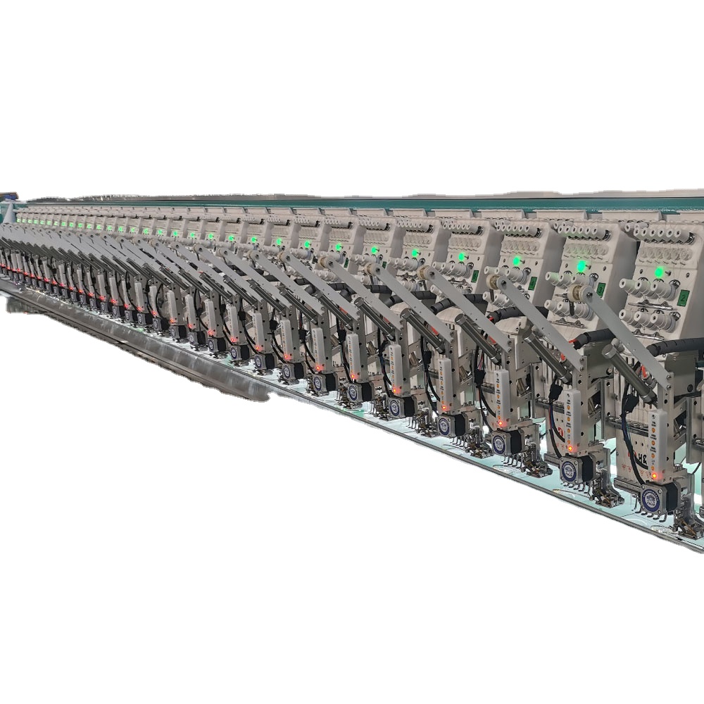 Zhuji Hengjiu Machinery Co., Ltd. High speed flat hat garment computerized embroidery machine multi-head hat embroidery machine