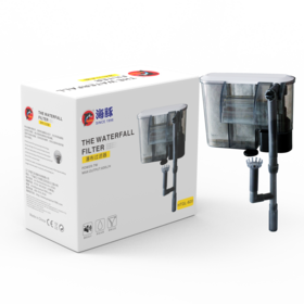 Aquarium waterfall filter