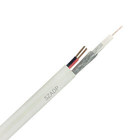 Coaxial cable RG 6 RG 11 RG 59 CCTV Coaxial Cable 75ohm /coaxial cable with power