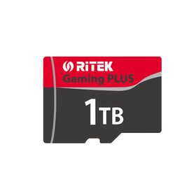 RITEK ,Micro SD Card, Gaming Plus, MicroSDXC Memory for Security Camera, 4K Video Recording, UHS-I A1 U3 V30 C10, up to 100MB/s
