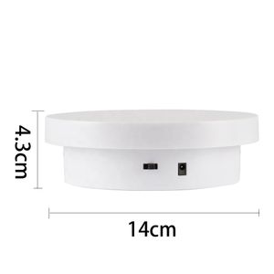 Display stand racks Motorized Rotating Display Stand charging USB plug Velvet Plate ABS material
