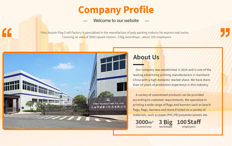 Yiwu Nuoxin Flag Craft Factory Custom Flags