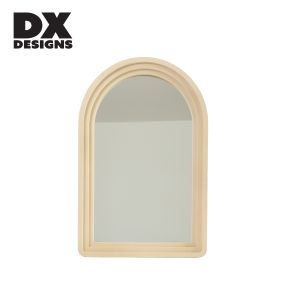 DX Designs Exclusive  Large Irregular miroir  Arched Sandstone Effect Wall Mirror  for Home Decor