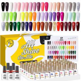 BORN PRETTY 60 Colors OEM Customized Private Label Nail Soak Off Uv Gels Supplies Professional Nails Kit