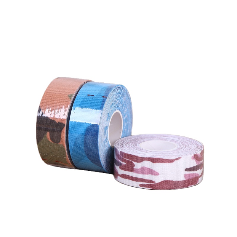 Wenzhou Tianxi Medical Supplies Co., Ltd. 2.5cm*5m Mix Color Outdoor Hunting Camouflage Cohesive Bandage Wrap With Naked boxed