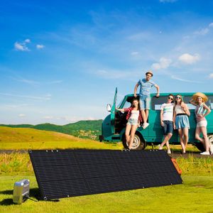Glory Solar Sunpower 200 Watt 4 folds ETFE Portable Foldable Solar Panel for camping rv mobile panel