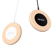 Wooden 10W 7.5W fast wireless charger for iPhone 8 Plus iPhone X iPhone 8 Samsung s9