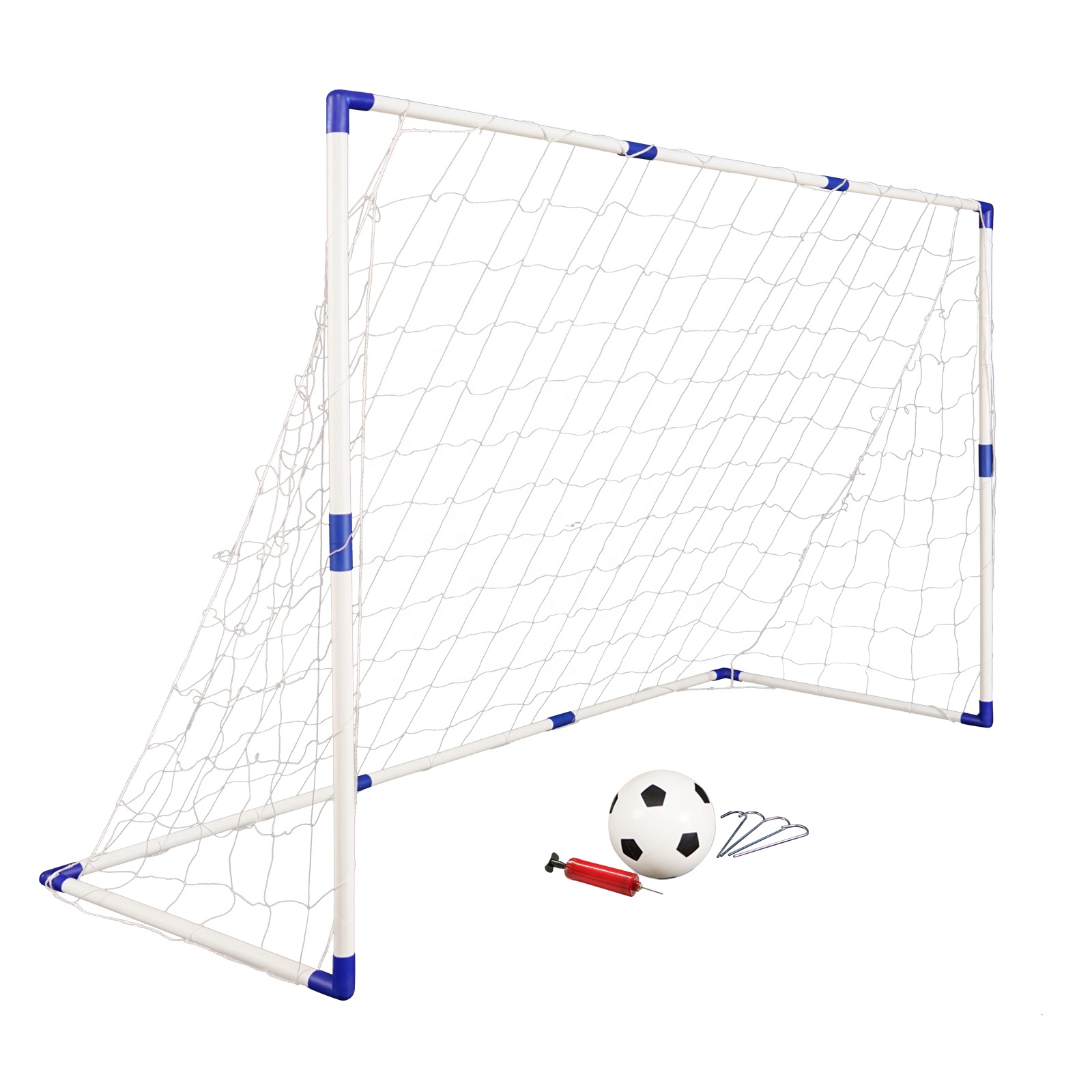 183*122*61CM Plastic Soccer Goal Set Outdoor Training Equipment for Playground and Backyard Soccer Goal Set