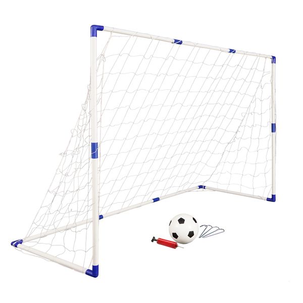 183*122*61CM Plastic Soccer Goal Set Outdoor Training Equipment for Playground and Backyard Soccer Goal Set