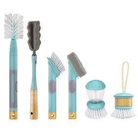 2022 Soap Dispensers Supplies Kitchen Gadgets Wooden Dish Cleaning Brush