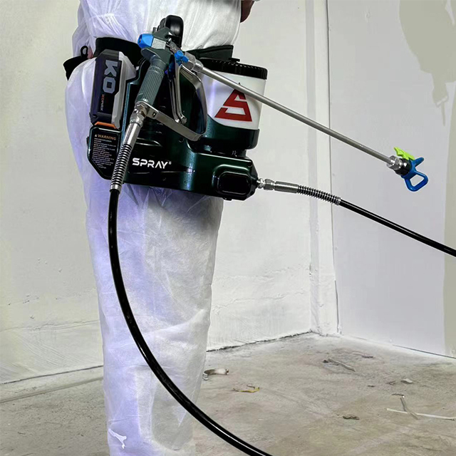 Taizhou Weishibo Trading Co., Ltd. Portable Backpack Battery Powered Paint Sprayer Machine Airless Electric Paint Sprayer