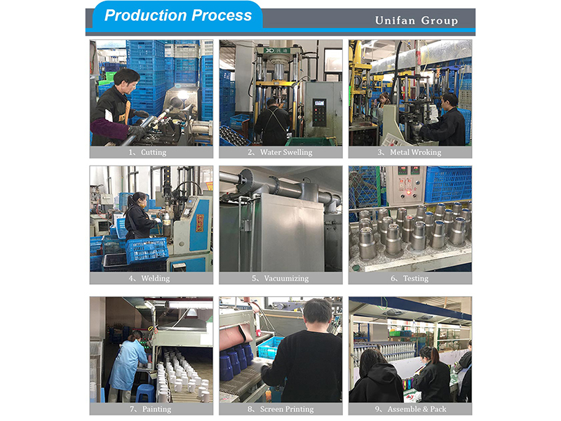 Quanzhou Unifan Import and Export Co., Ltd. Stainless Steel Water Bottles