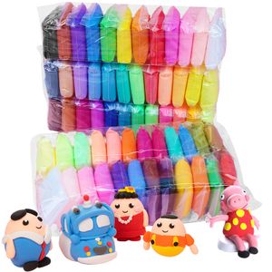 12/24/36 colors super Plasticine Modeling Air Dry DIY Ultra Light Clay Soft Magic  Craft toy with Tools for kid wholesale