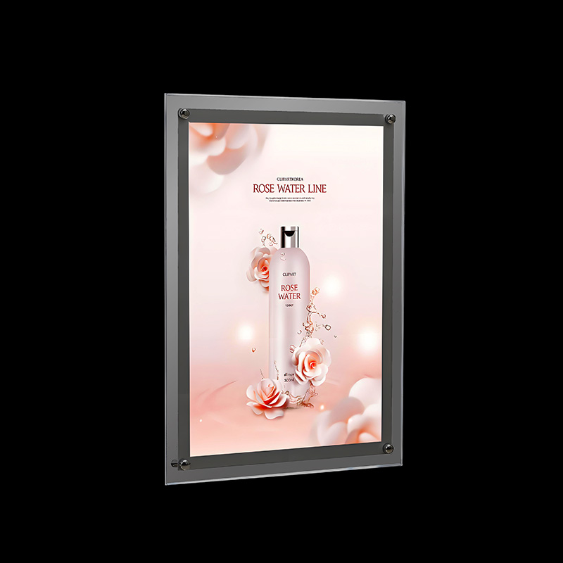 Shanghai Minghui Advertising Co., Ltd Customized Single Side Crystal Lightbox Ultra Thin Advertising Poster Light Box