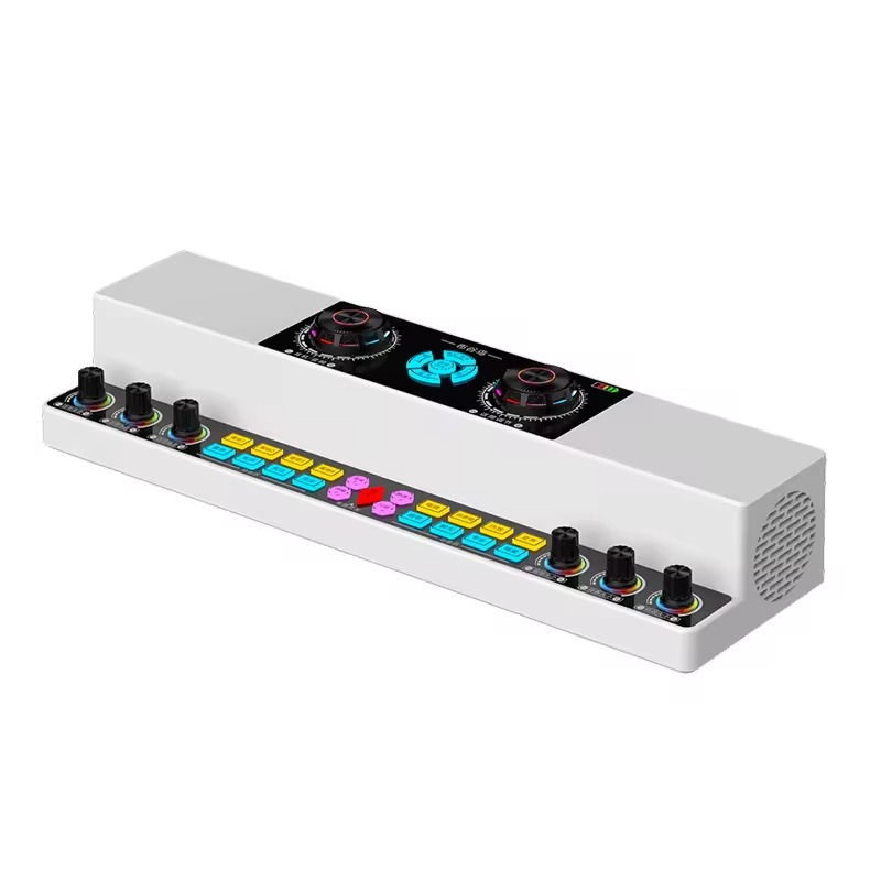 Shenzhen Yingyan Weishi Technology Co., Ltd. Y6 Singing sound card audio all-in-one machine Home KTV Wireless Bluetooth speaker with dual speaker for singing/live streaming