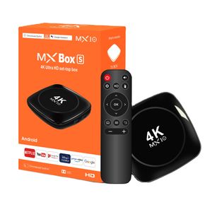 4k set top tv box MX10-4K 2g 32g android 13 mini smart tvbox 5G wifi customize logo OTT STB for global