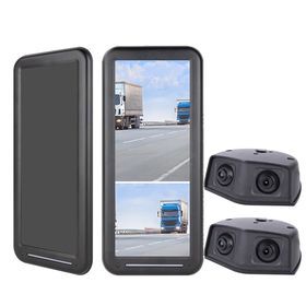 12.3 Inch side rear view mirror dual camera car monitor for VAN ,for bus, for truck
