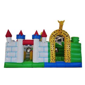 AOQI Factory Direct Inflatable Slide Children Slide Castle Outdoor Playground Equipment Large Inflatable Slide