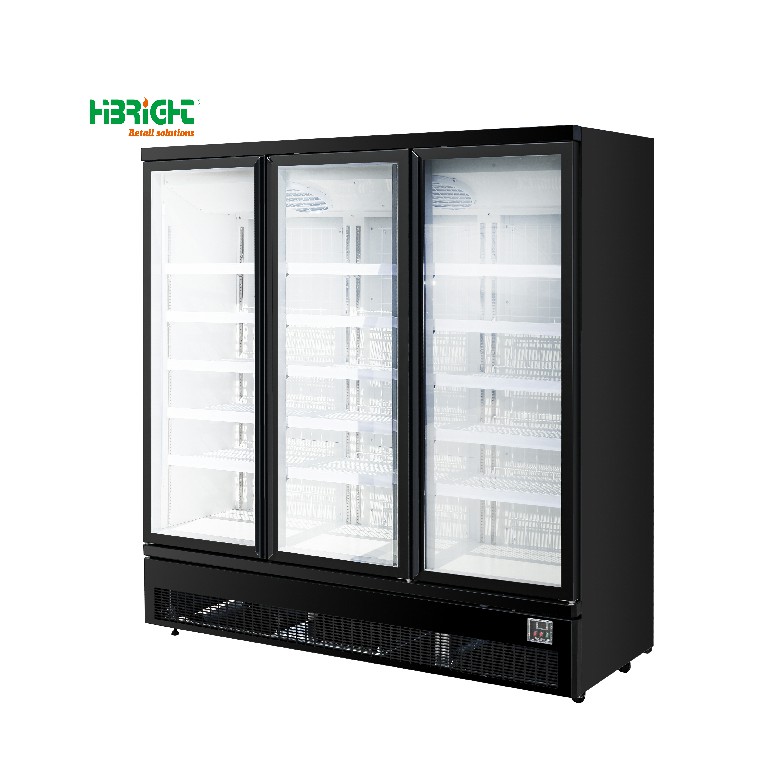 Supermarket 220V 240V Commercial Upright Display Chiller Supermarket Refrigerator Drink Beverage Fridge
