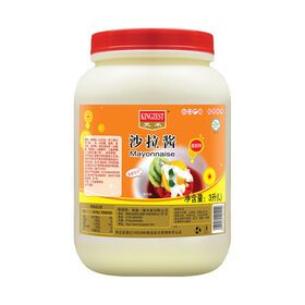 Korean style mayonnaise salad Light yellow mayonnaise 3L catering package is affordable