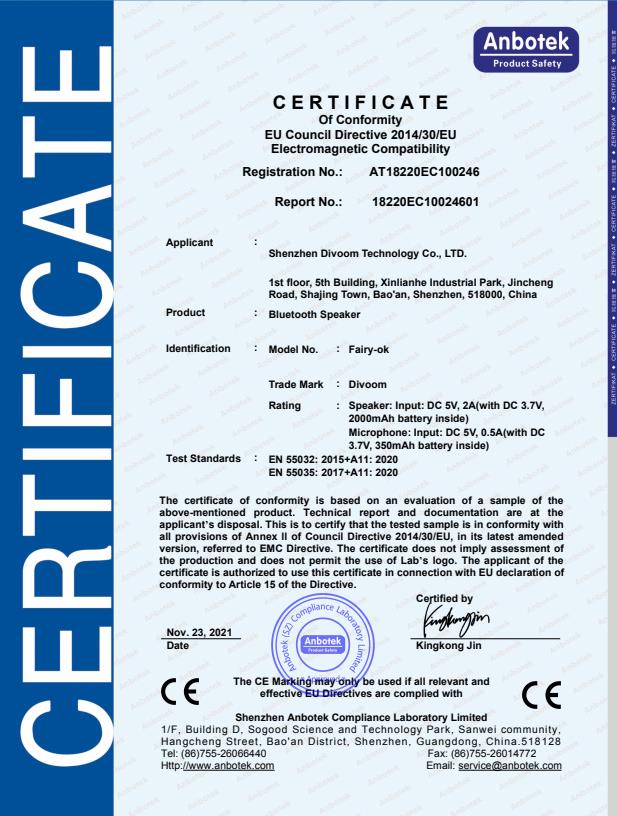 Shenzhen Divoom Technology Co., Ltd. Digital Picture Frame