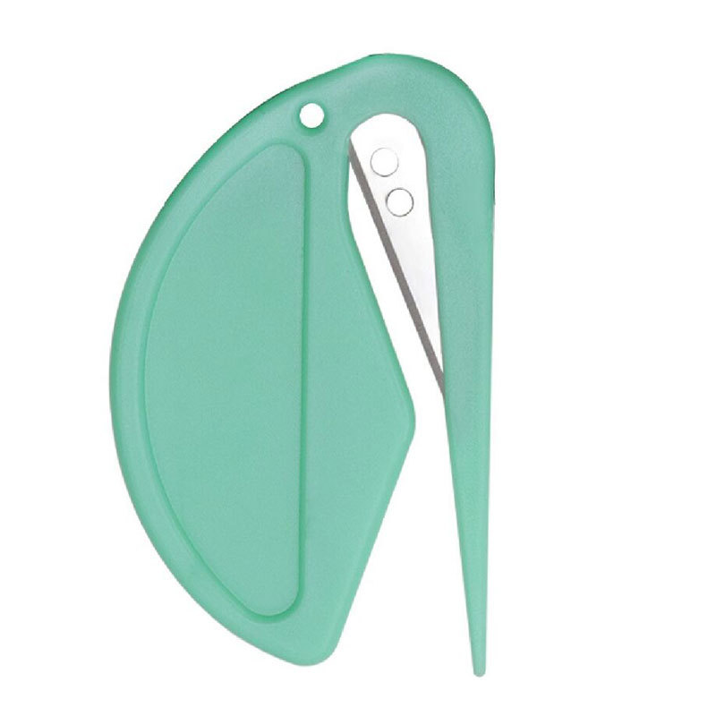 Factory Hot Selling Promotional Portable Plastic Mini Business Card Letter Envelope Paper Handle Opener Cutting Wire Blade
