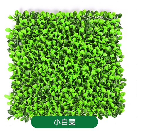 Anti- UV Plastic Artificial Hedge Boxwood Panels Green Plant Vertical Garden Artificial Leaf Wall For Indoor Outdoor Decoration