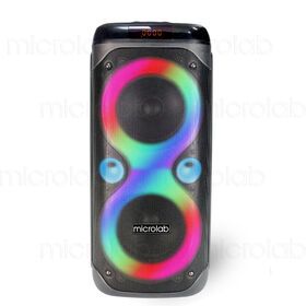 Dual 8Inch Wholesale Professional Wireless, BT TWS Portable Party Speakers with FM Radio Carry Handle