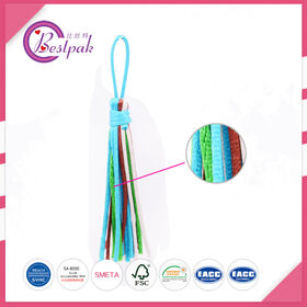 ShenZhen Bestpak Gifts & Crafts Co., Ltd High quality hand-made tassels,Rattail cord tassels